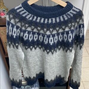Massimo Dutti Cozy Nordic Pattern Sweater